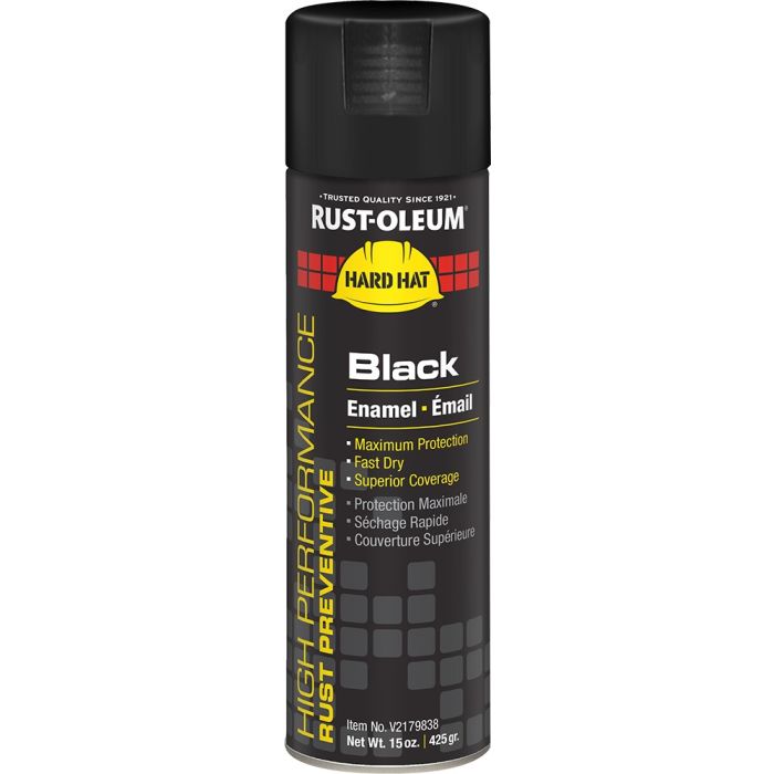 Rust-Oleum 15oz Gloss Black High Performance Spray Paint Enamel