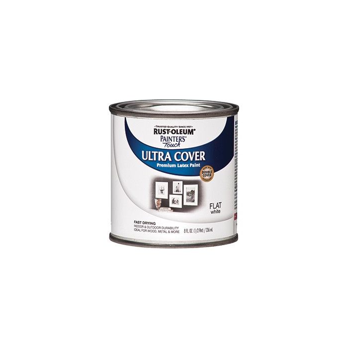 Rust-Oleum .5pt Flat White Painters Touch Paint