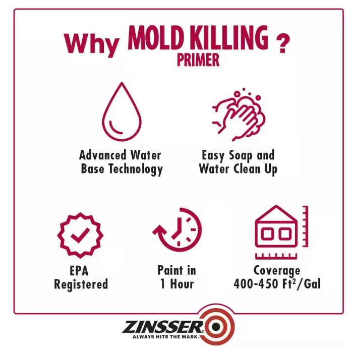 Zinsser Mold Killing Primers