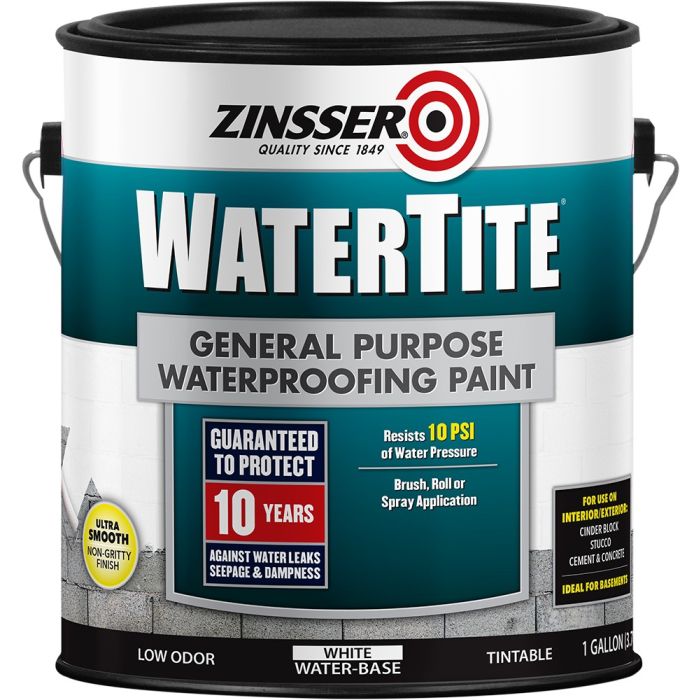 Zinsser 1gal Watertite General Purpose Water-Based Waterproofing Paint