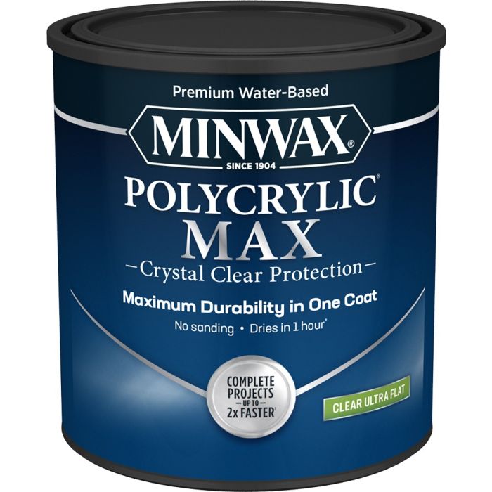 Minwax Polycrylic Max Water-Based Clear Finishes