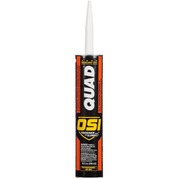 OSI 10oz Clear Quad Window Door & Siding Sealant