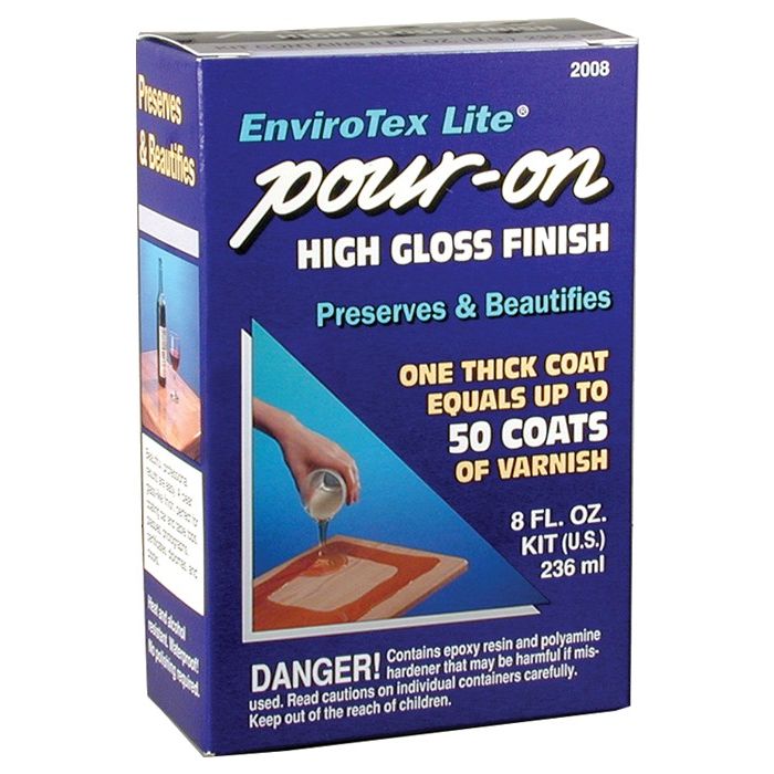 ETI 8oz High Gloss Envirotex Lite Polymer Coating Two Part Kit