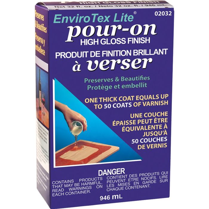 ETI 32oz High Gloss Envirotex Lite Polymer Coating Two Part Kit