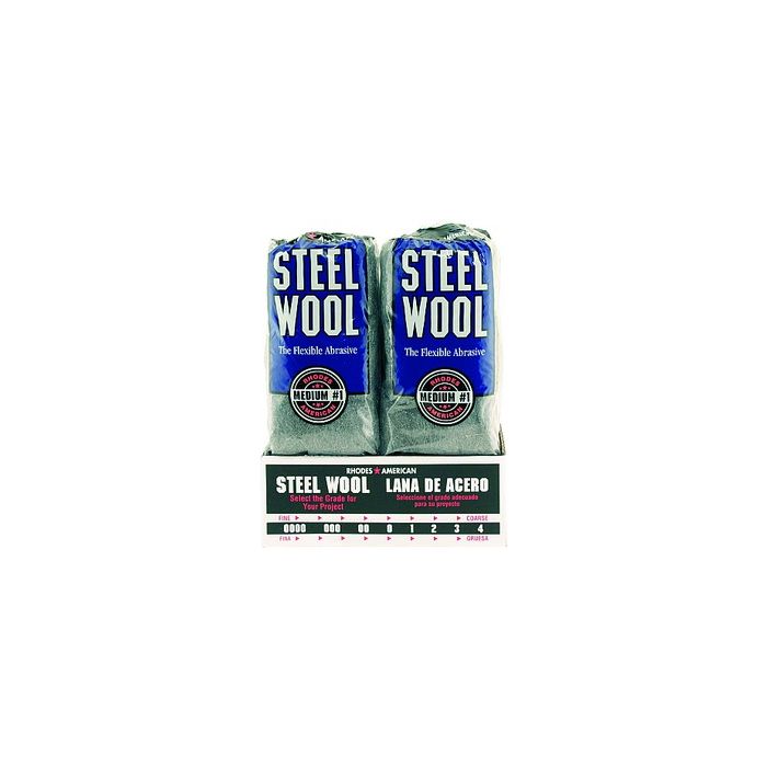 Rhodes American Steel Wool 16 Pad Poly Sleeves