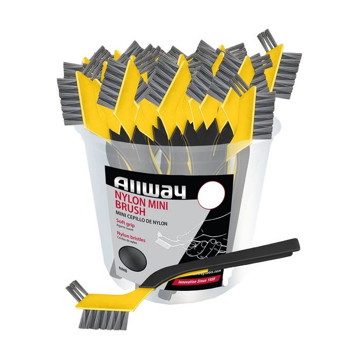 Allway Nylon Mini Wire Brush (Case of 25)