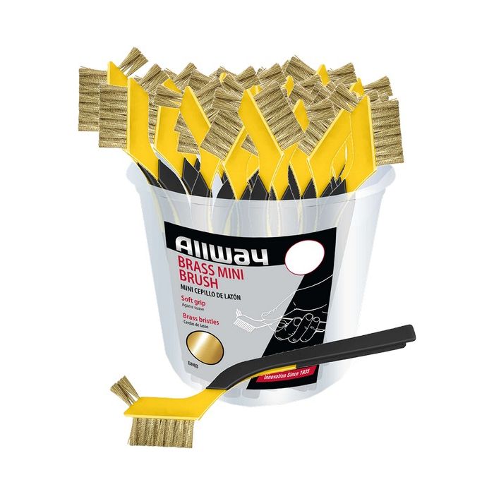 Allway Brass Mini Wire Brush (Case of 25)