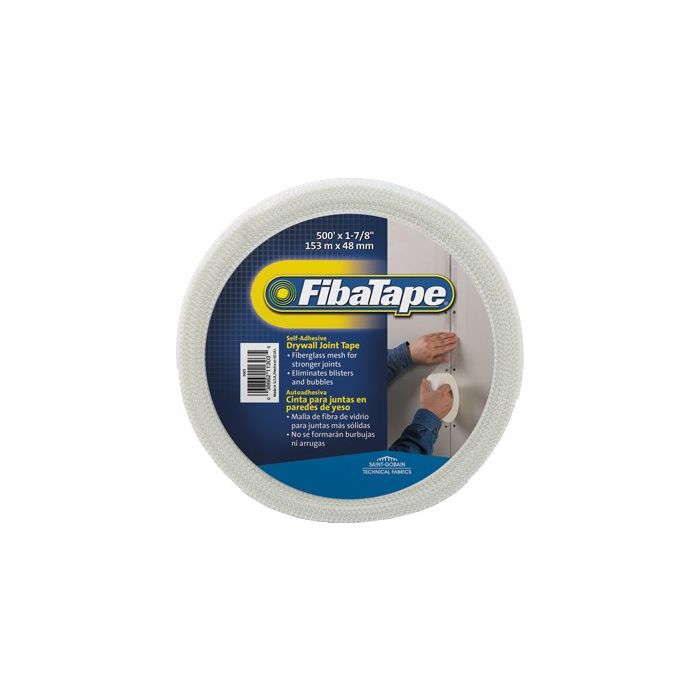 Fibatape 1-7/8" x 500' White Self Adhesive Mesh Drywall Joint Tape