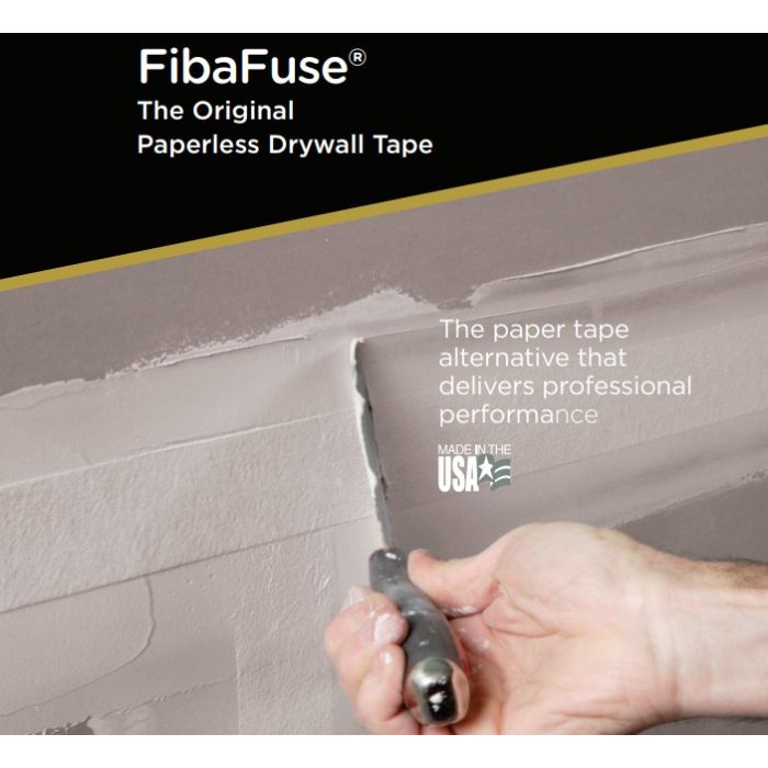 Fibatape 2-1/16" x 250' Creaseless FibaFuse Paperless Drywall Tape