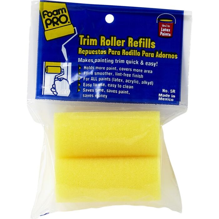 FoamPRO 3" Trim Roller Refills (2 per Pack)
