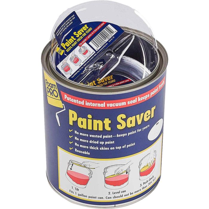 FoamPRO Paint Saver - Creates Vacuum Seal Inside Paint Cans