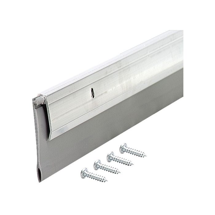 M-D 2" x 36" Aluminum Ext Vinyl Door Sweep