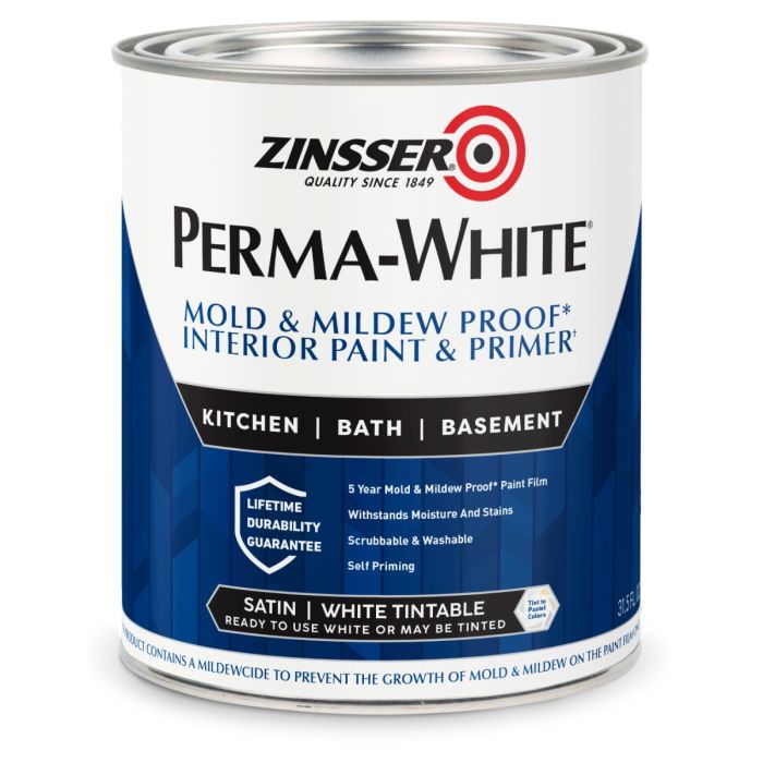 Zinsser Interior Perma-White Mold & Mildew Proof Paints