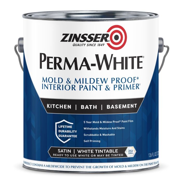 Zinsser Interior Perma-White Mold & Mildew Proof Paints