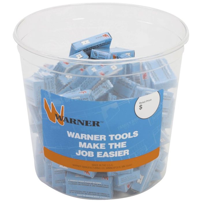 Warner 5Pk Single Edge Razor Blades (Case of 50)