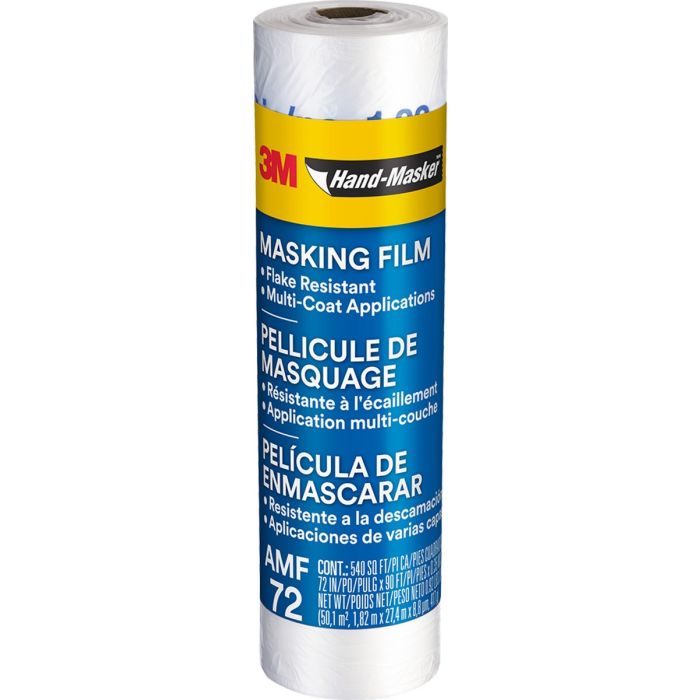 3M 72" x 90 ft x .35 mil Hand-Masker Advanced Masking Film