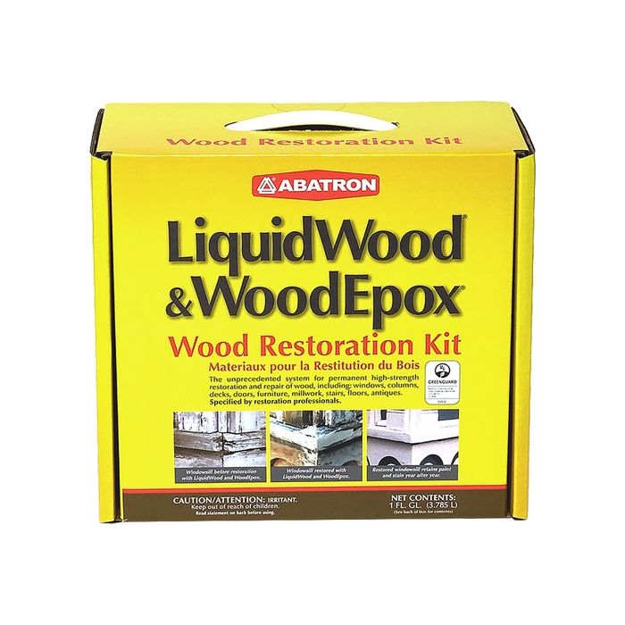 Abatron Wood Restoration Kits (2ea LiquidWood, 2ea WoodEpox)
