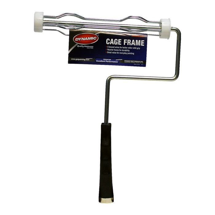 Dynamic 9" x 5/16" Shank 5-Wire Bowed Professional Roller Frame