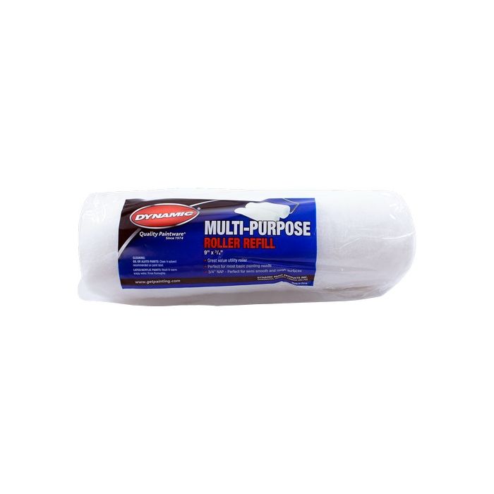 Dynamic 9" x 3/4" Nap Multi-Purpose Roller Cover