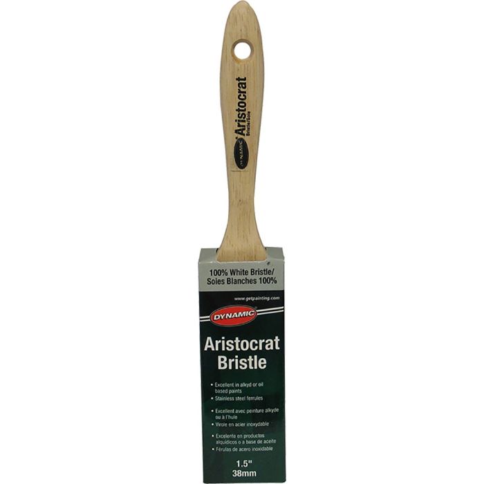 Dynamic Aristocrat White Bristle Paint Brushes