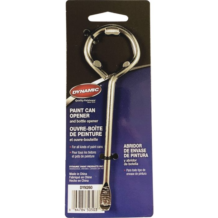 Dynamic Metal Paint Can Opener, Carded