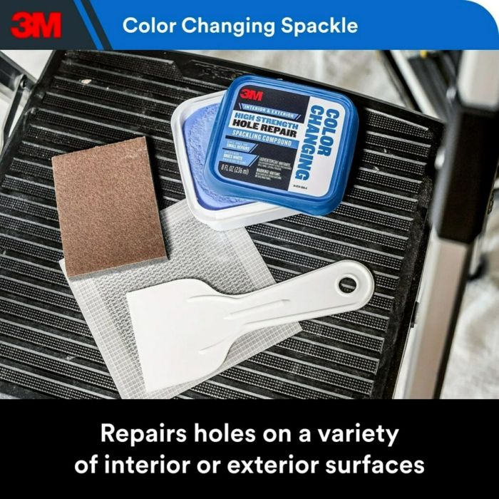 3M 8oz Color Changing High Strength Small Hole Repair Kit Spackling Compound