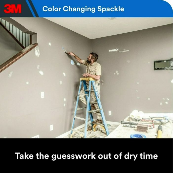 3M 8oz Color Changing High Strength Small Hole Repair Kit Spackling Compound