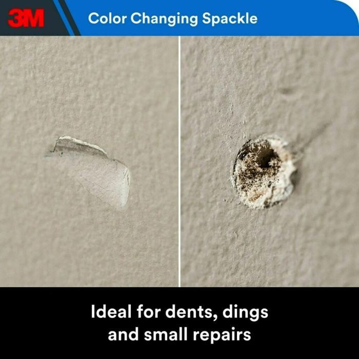 3M 8oz Color Changing High Strength Small Hole Repair Kit Spackling Compound