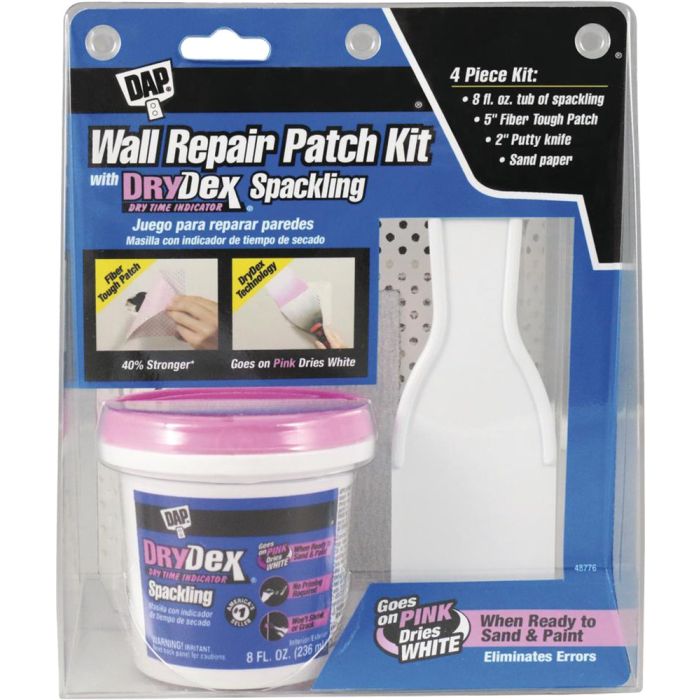 DAP Wall Repair Patch Kit w/ Drydex Spackling