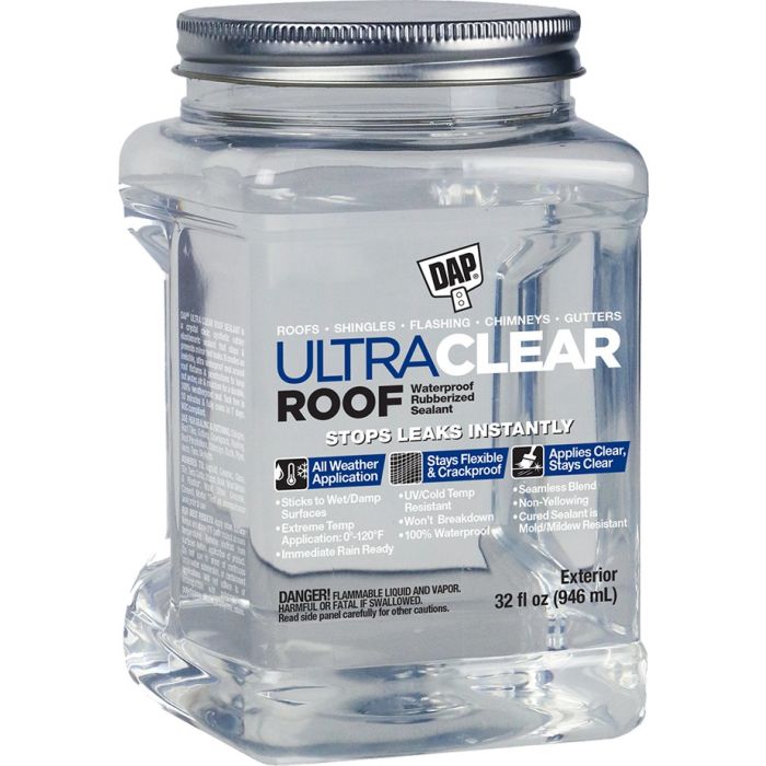 DAP Ultra Clear Roof Weatherproof Rubberized Sealants