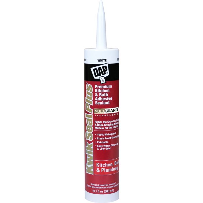 DAP Kwik Seal Plus Kitchen & Bath Adhesive Sealants