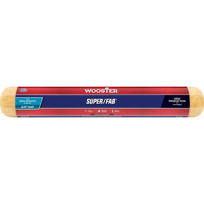 Wooster 18" x 3/8" Nap Super/Fab Roller Cover