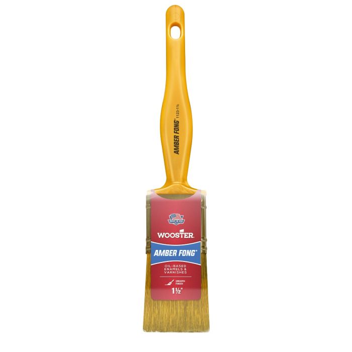 Wooster Amber Fong Brown China Bristle Paint Brushes