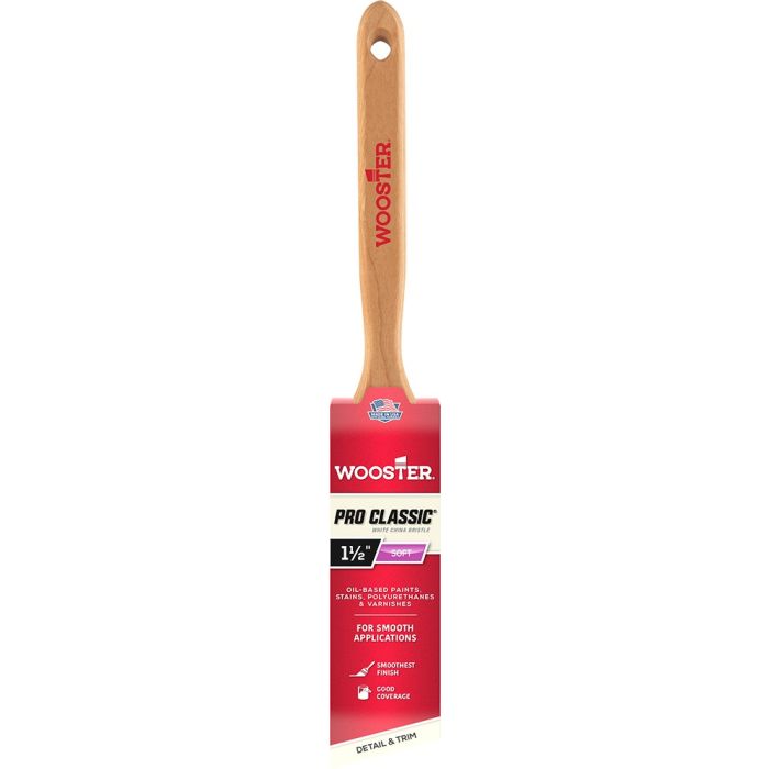 Wooster Pro Classic White China Bristle Paint Brushes