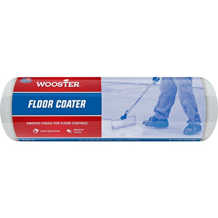 Wooster 9" x 3/8" Nap Floor Coater Woven Roller Cover