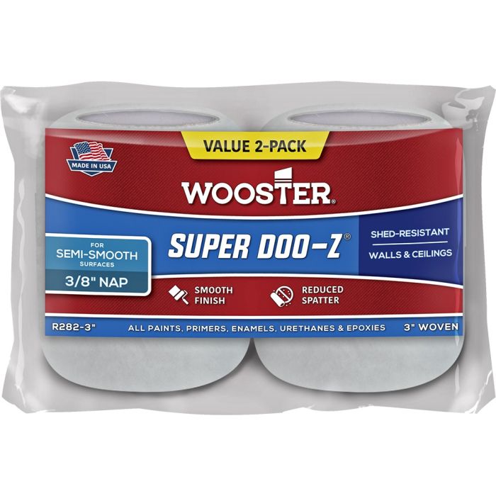 Wooster 3" Replacement Roller Cover For R105 (2pk)