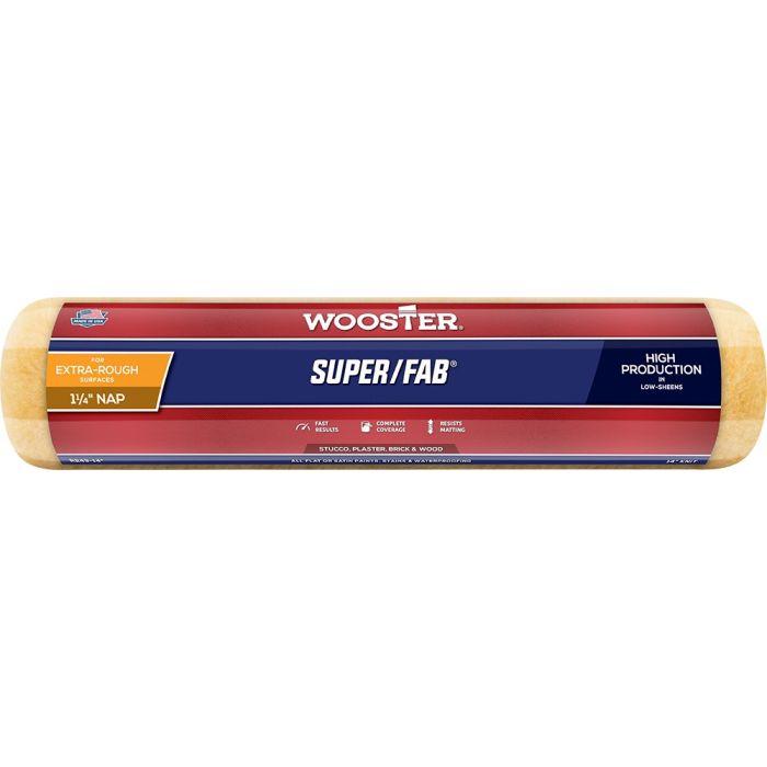 Wooster 14" x 1-1/4" Nap Super/Fab Roller Cover