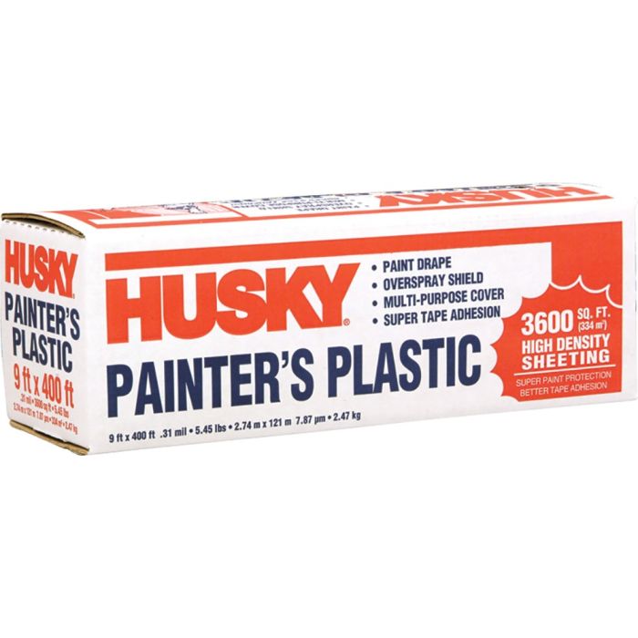 Husky 400' .31mil High Density Painters Poly Films