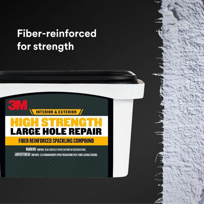 3M 12oz High Strength Large Hole Repair Kit Spackling Compound