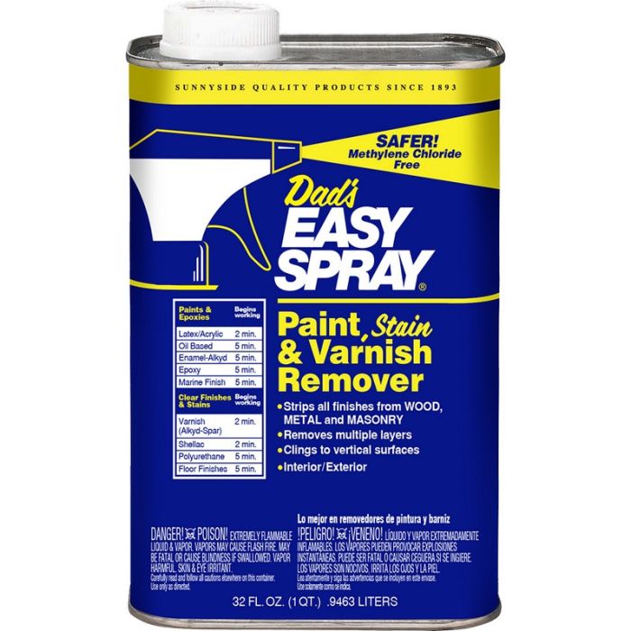 Dads Easy Spray Paint Stain & Varnish Remover