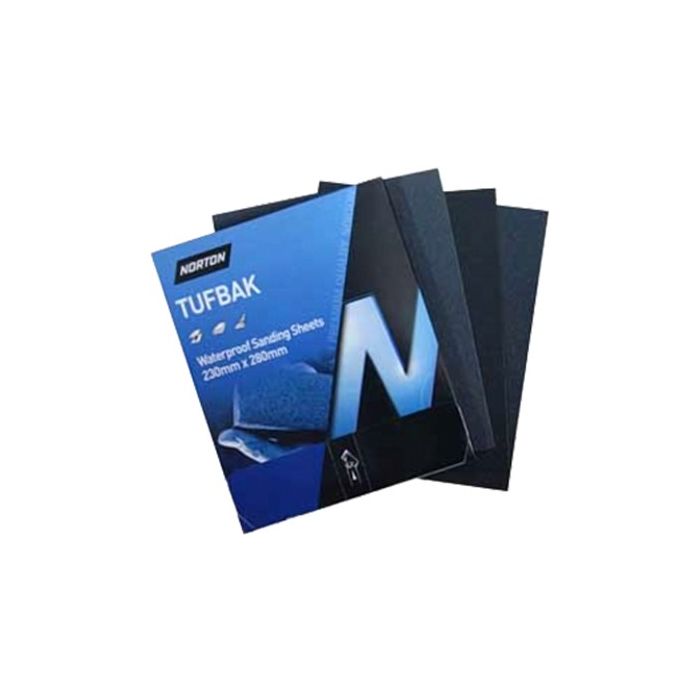 Norton 9" x 11" 600C Tufbak Waterproof Paper Sheets (50 per Pack)