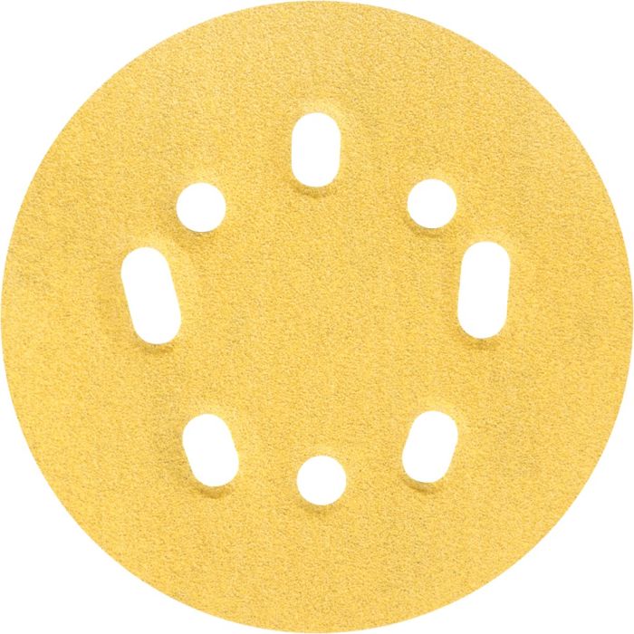Norton 5" 5 & 8 Hole P100 Hook & Sand Paper H&L UVH Disc 25Pk
