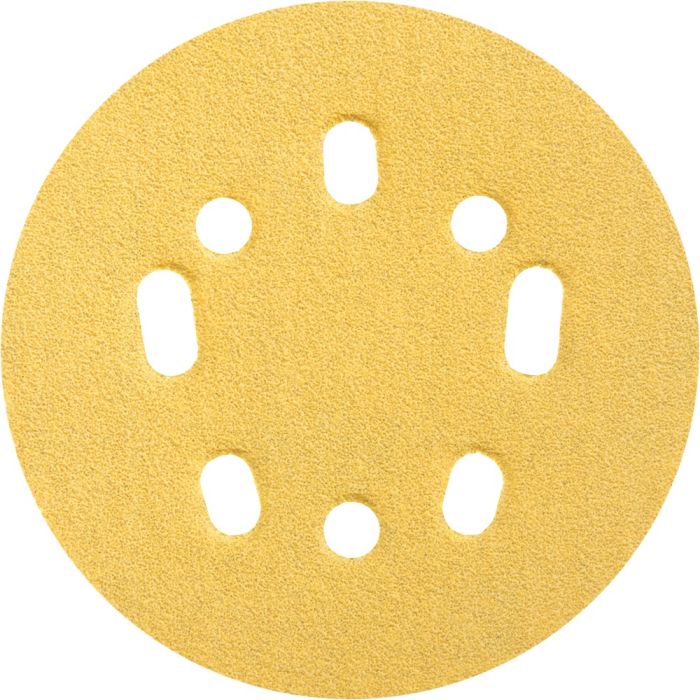 Norton 5" 5 & 8 Hole P80 Hook & Sand Paper H&L UVH Disc 25Pk
