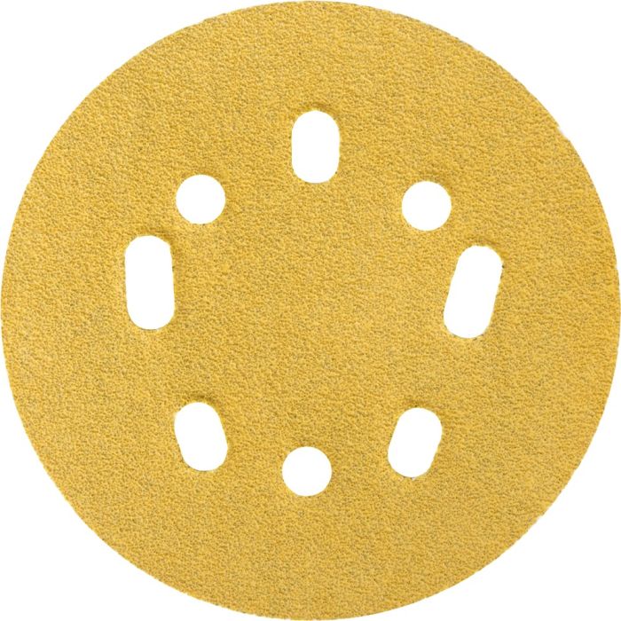 Norton 5" 5 & 8 Hole P60 Hook & Sand Paper H&L UVH Disc 25Pk