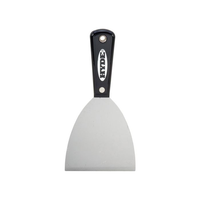 Hyde 4" Black & Silver Stiff Extra HD Chisel Scraper