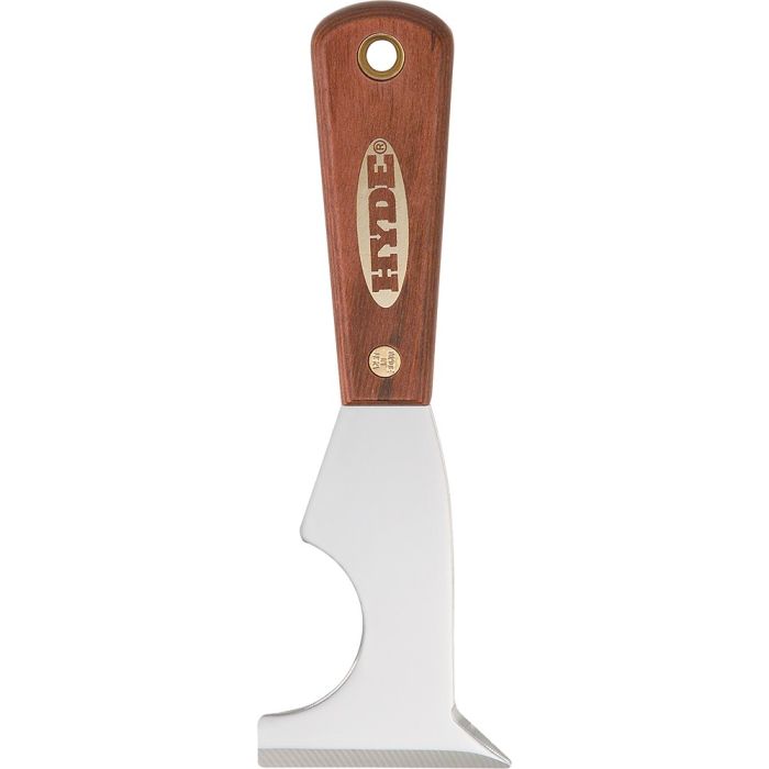 Hyde 2-1/2" Stiff 5-In-1 HD Painters Tool Hardwood Handle