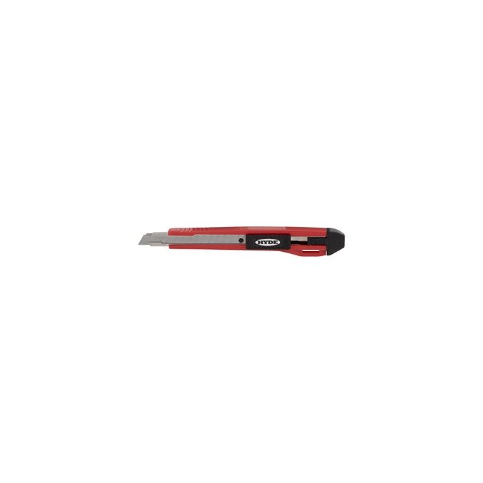 Hyde 9mm 13Pt Auto Lock Snap Off Blade Utility Knife w/ 3 Blades