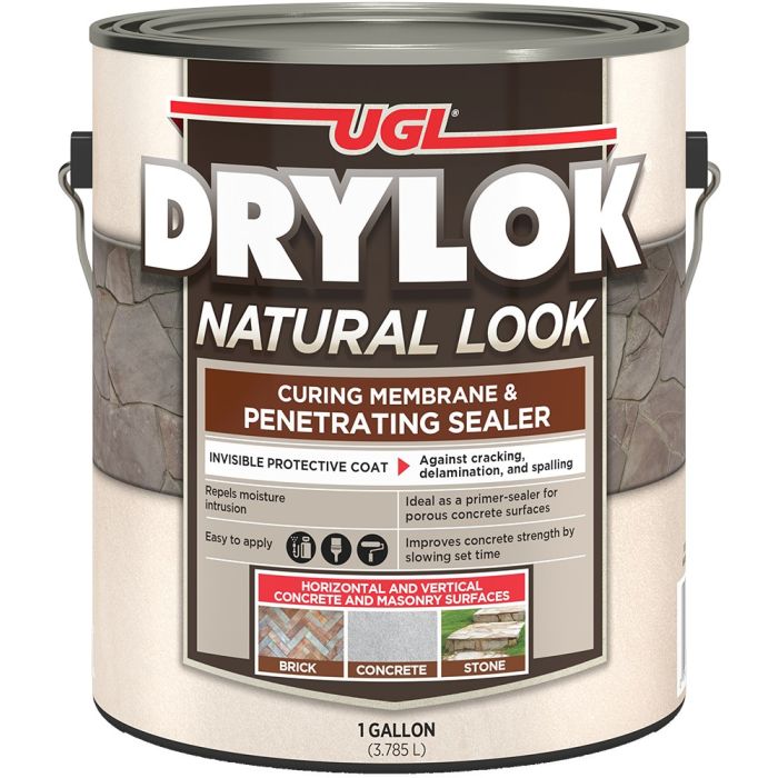 Drylok 1gal Natural Look Curing Membrane & Penetrating Water Based Sealer