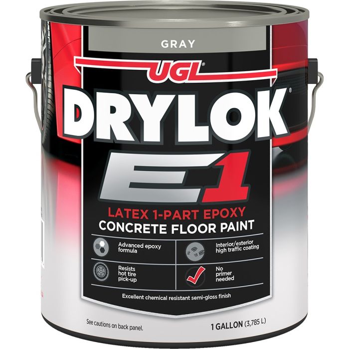 Drylok E1 Latex 1-Part Epoxy Concrete Floor Paint