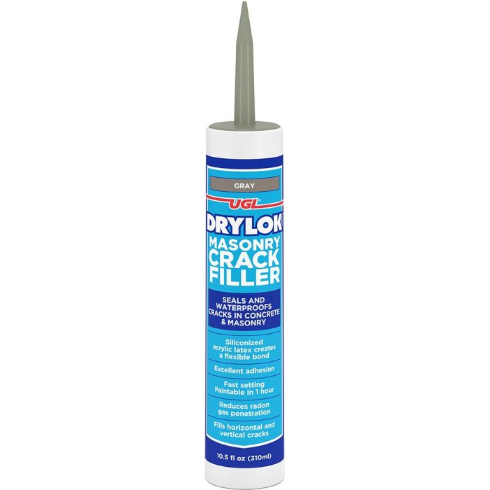 Drylok 10.5oz Cartridge Gray Masonry Crack Filler